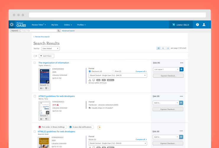 Search Results Redesign